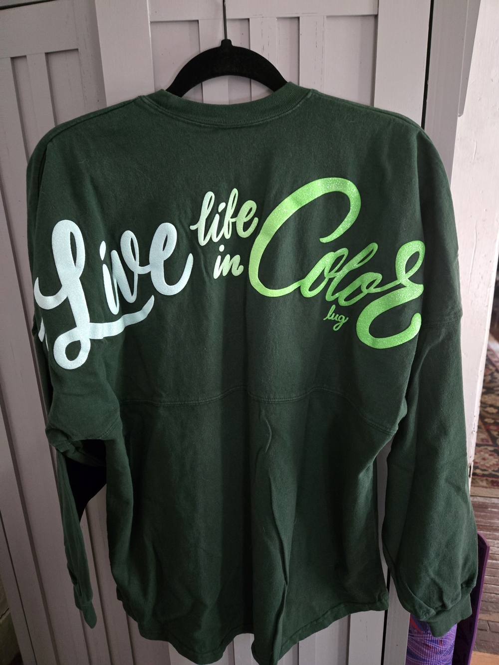 Lug's Spirit Jersey "Live Life In Color" Message